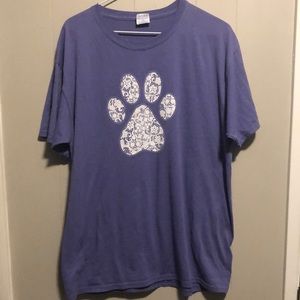 Cute Lace Paw print Shirt